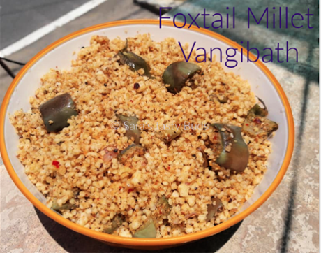 Foxtail millet Vangibath #Ssshhhhcookingsecretly
