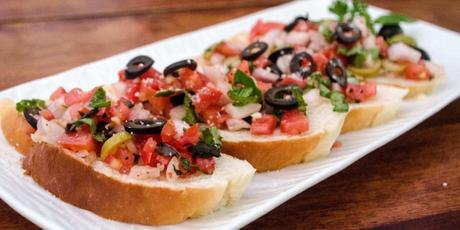 Tomato and Basil Bruschetta