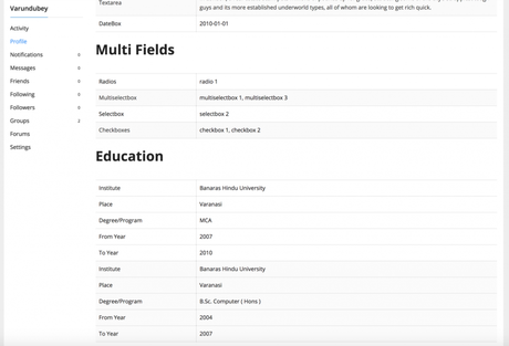 buddypress demo