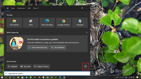 How to Use ‘Search with a screenshot’ feature in Windows 10 Search UI Visual search icon available in windows 10 search ui