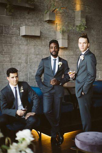 groomsmen photos stylish groomsmen Alison Vagnini Weddings