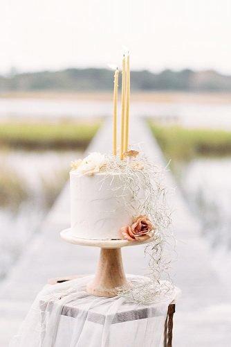 buttercream wedding cakes white simple cake with flower