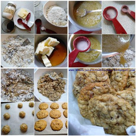 BISCUITS AUX FLOCONS D’AVOINE ET AUX FIGUES SÈCHES / OATMEAL DRIED FIGS COOKIES / GALLETAS CON COPOS DE AVENA Y  HIGOS SECOS / بيسكوي الشوفان و التين المجفف