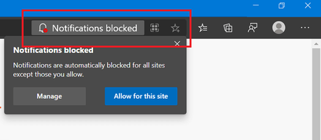 How to Use Quiet Notification Requests Feature in Microsoft Edge Notification blocked in Edge browser