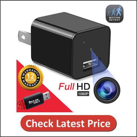 Tusionwin Hidden Camera Spy Camera Full HD 1080P Surveillance Camera