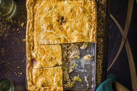 Chicken and Mushroom Pie Recipe With Bacon