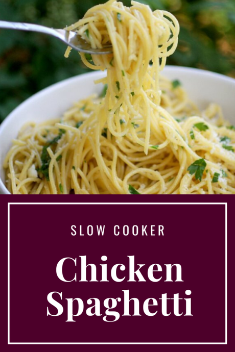 Slow Cooker Chicken and Spaghetti