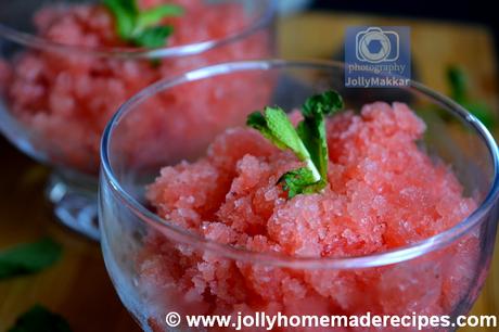 How to make Watermelon Granita Recipe