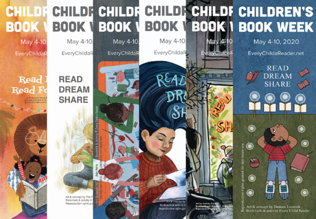 CHILDREN'S BOOK WEEK, May 4-10, 2020. Celebrate #BookWeek2020atHome
