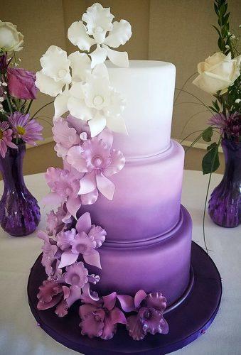 wedding cake 2019 violet cake with ombre slocakery