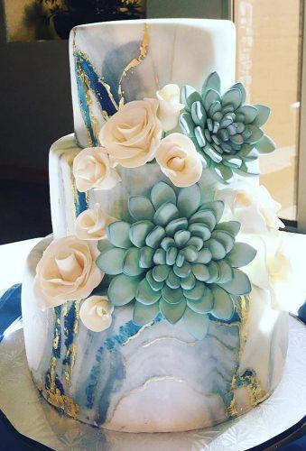wedding cake 2019 marble cake with flower sedonacakecouture