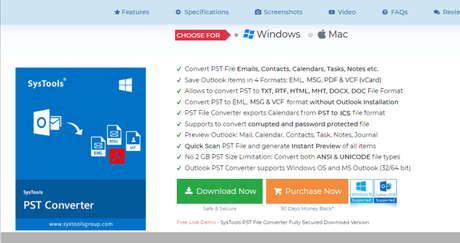 SysTools PST Converter Review 2020: Best Tool To Convert PST Files