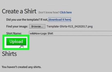 How to Make a T‐Shirt on Roblox (with Pictures) - wikiHow