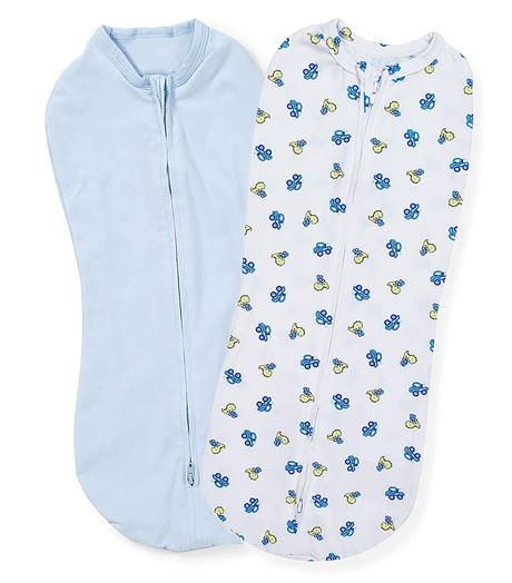 SwaddleMe Pod 2-PK Soft Comfortable Spandex CottonDino Trucks