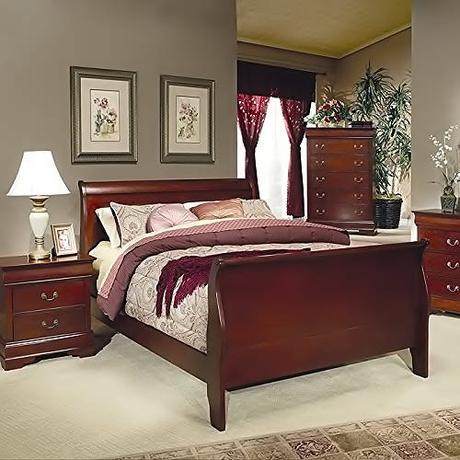 7 Of The Best Sleigh Beds to Buy in 2020 Coaster Home Furnishings Louis Philippe Traditional Eastern King Sleigh Panel Bed
