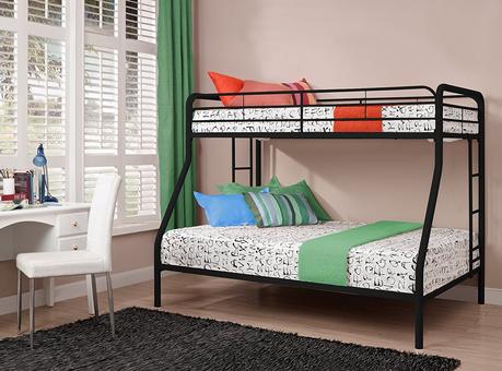 The Best Bunk Beds – Top Picks and Buyers Guide DHP Twin-Over-Full Bunk Bed with Metal Frame and Ladder