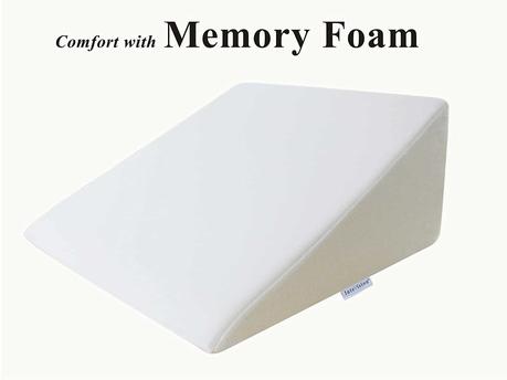 5 Best Anti Snoring Pillow For Chronic Snorers InteVision Foam Wedge Bed Pillow