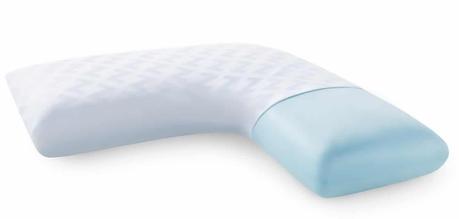 Z Gel Memory Foam L Shape Comfort Pillow for Neck Pain