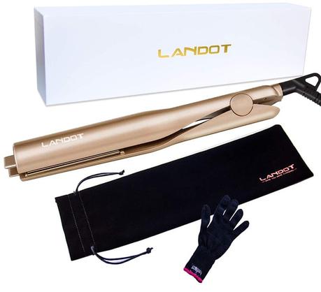 Landot flat hair curler and straightener