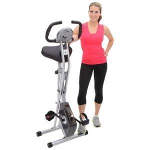 EXERPEUTIC FOLDING MAGNETIC UPRIGHT BIKE