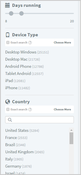 Adplexity Review: Is it Best Ad Spying Tool? Adplexity Search Filters