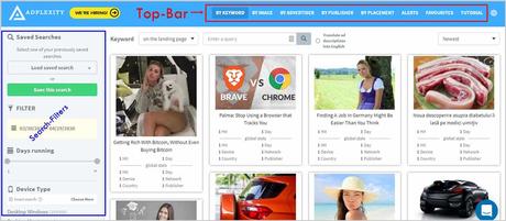 Adplexity Review: Is it Best Ad Spying Tool? Adplexity Dashboard