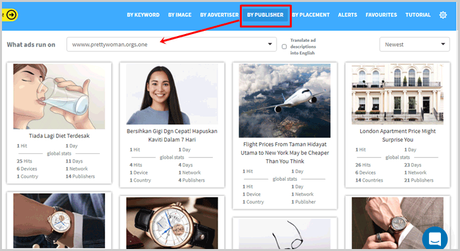 Adplexity Review: Is it Best Ad Spying Tool? Adplexity Top Bar