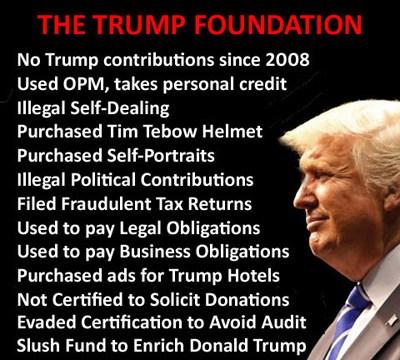 Donald J. Trump Foundation Slush Fund Update