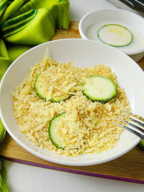 Courgette Chips with Parmesan – Baked and Crispy