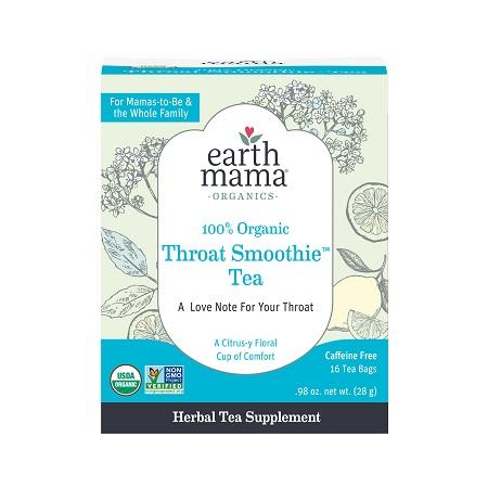 Earth Mama Launches Organic Throat Smoothie Tea