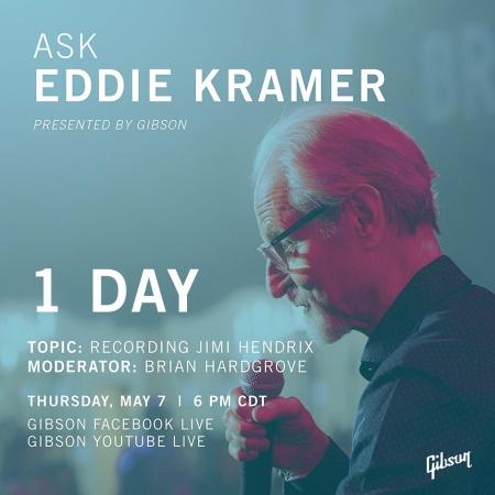 Ask Eddie Kramer about recording Jimi Hendrix