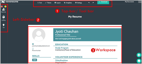 Novoresume Review: Is It Best Resume Builder? Novoresume Template Editor