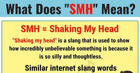 What Does SMH Stands for | SMH Full Form | SMH meaning