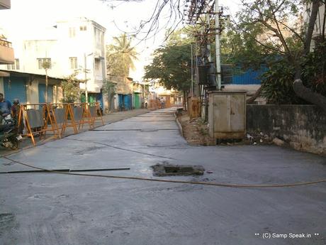 when a shop near Vijay Avenue complex went on fire !