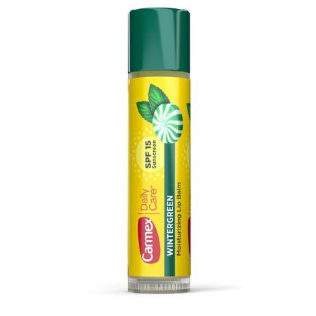 Carmex Moisturizing Lip Balm Wintergreen Tube SPF 15