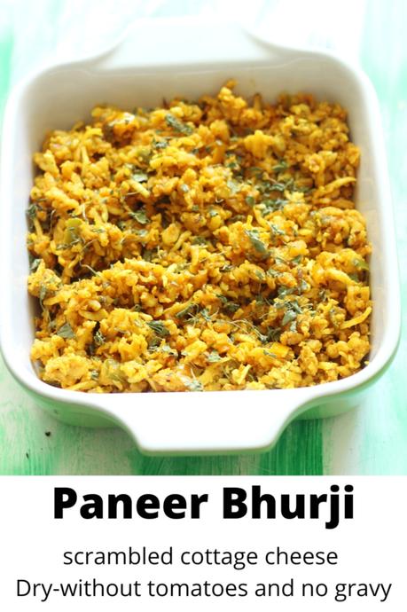 Dry Paneer Bhurji |Without Tomatoes|For Wieght Loss|