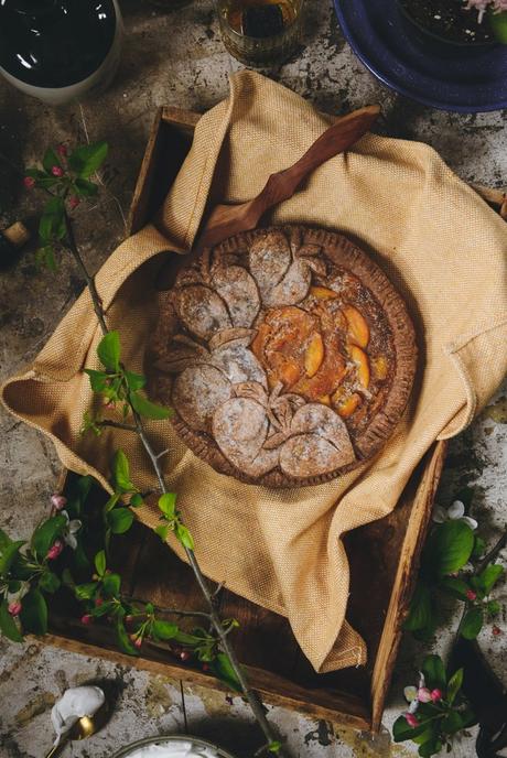 Whole Grain Peach Pie for Annie