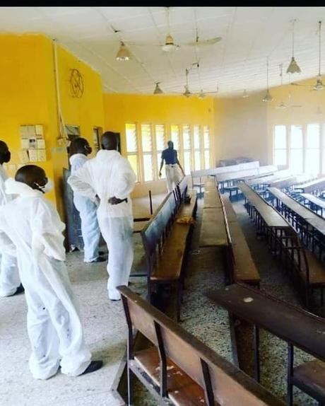 COVID-19: University  of Ilorin Main Campus Fumigated (photos)