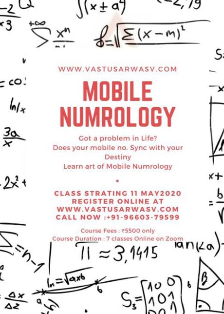 Mobile Numerology Course – 11 May 2020