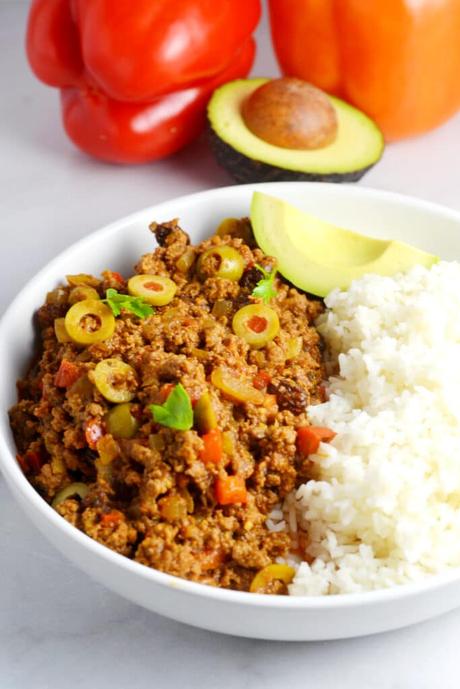 Cuban-Style Picadillo (Stewed Ground Beef)