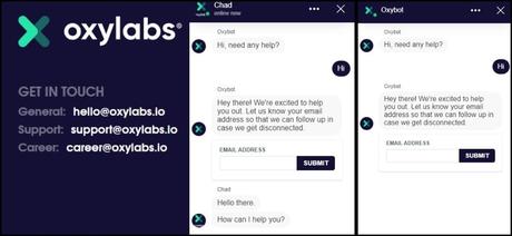 Oxylabs Customer Support