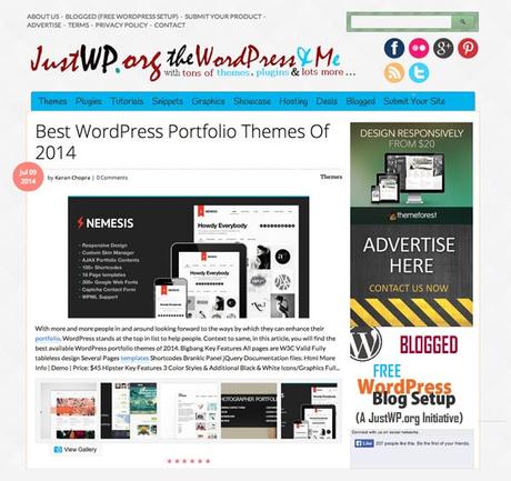 WordPress Blog Theme