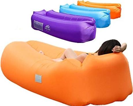 Wekapo Inflatable Lounger Air Sofa Hammock-Portable,Water Proof& Anti-Air Leaking Design-Ideal Couch for Backyard Lakeside Beach Traveling Camping Picnics & Music Festivals