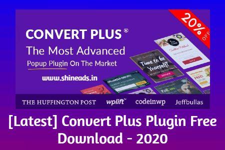 [Latest] Convert Plus Plugin Free Download - 2020
