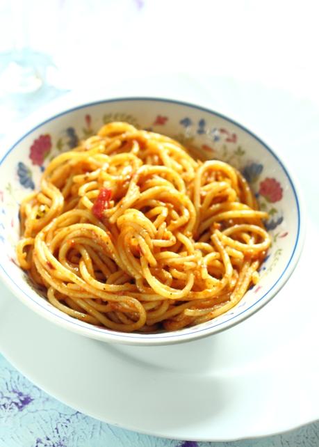 Indian Style Tomato Spaghetti Noodles Pasta | No Sauce | One Pot Meal Idea