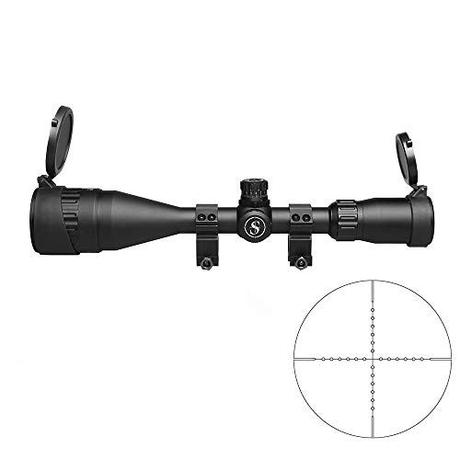 Sniper MT4-16X50AOL Hunting Rifle Scope/Red, Green Illuminated Mil Dot Reticle/Fully Multi-Coated Lens/Wind and Elevation Adjust/Front AO Adjust for fine Tuning/3' Sunshade