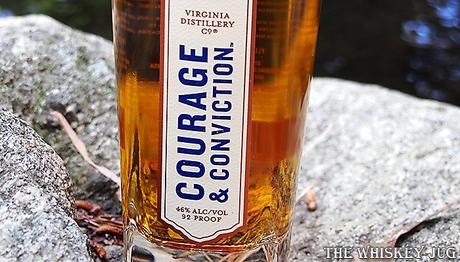 Virginia Distillery Courage and Conviction Single Malt Label