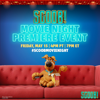 SCOOB! Is Coming to Your Home This Friday, May 15th, with a Movie Night Premiere Event!