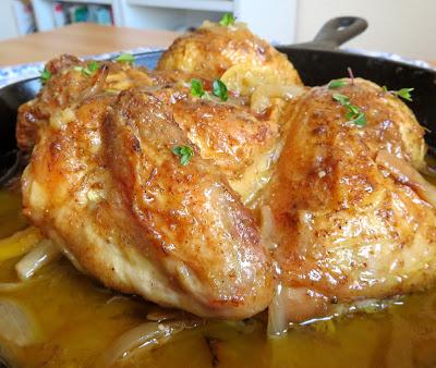 Ina's Skillet Roasted Lemon Chicken