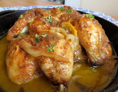 Ina's Skillet Roasted Lemon Chicken